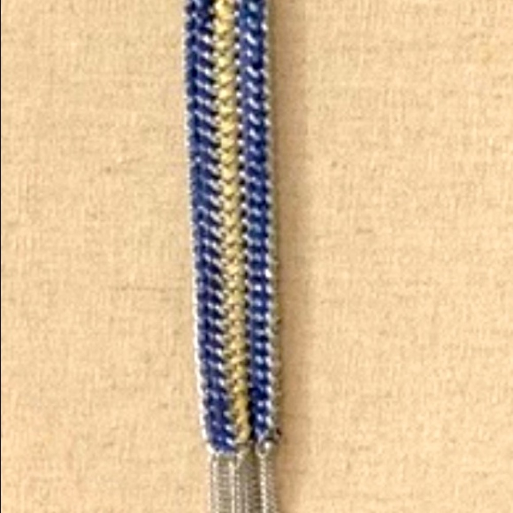 Stella and Dot mixed metal blue stone necklace. - Picture 4 of 6